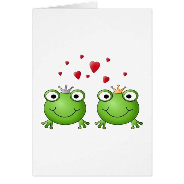 Prince de grenouille et princesse de grenouille, (Devant)