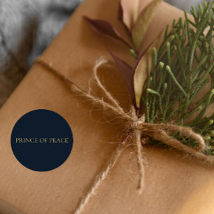 PRINCE DE LA PAIX – Autocollant de Noël minimal Na