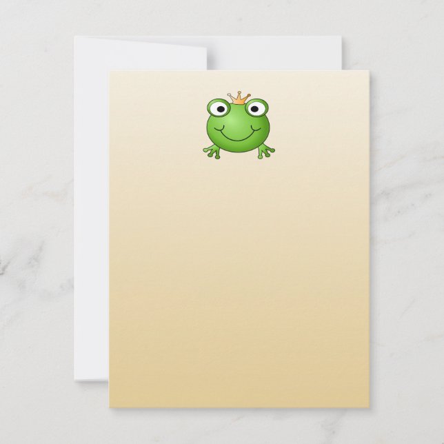 Prince des grenouilles. Grenouille souriante avec  (Devant)