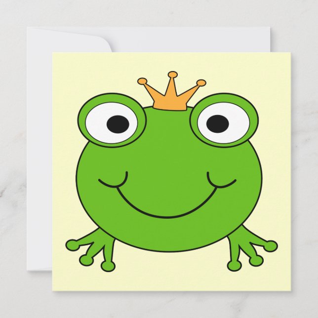 Prince des grenouilles. Grenouille souriante avec  (Devant)