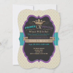 Prince Ou Princesse Genre Reveillez Invitation