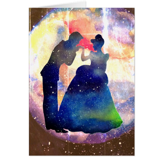 Prince Princesse amour Carte de voeux, Standard (Devant)