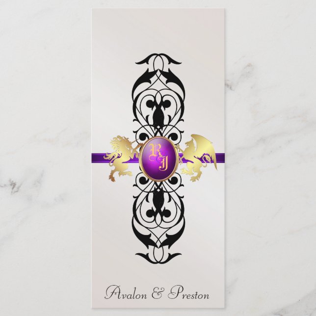 Prince & Princesse Purple Jewel Wedel Programme de (Devant)