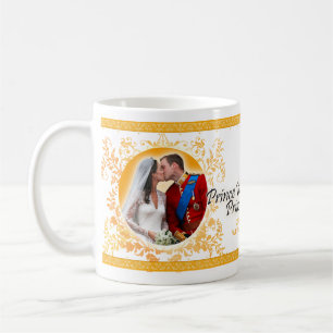 Prince William et tasse de baiser de mariage de