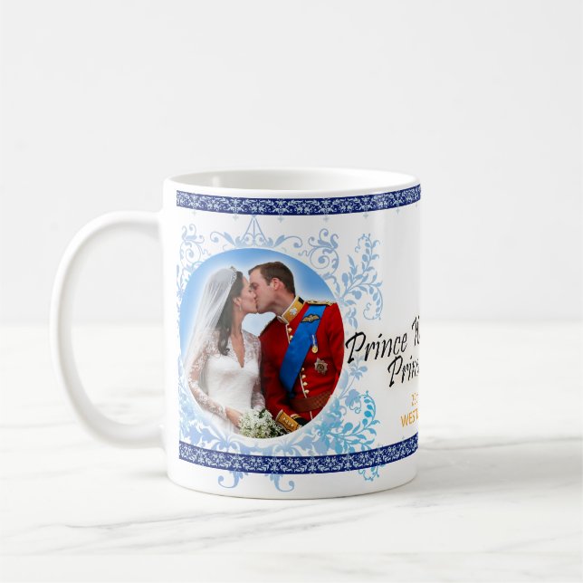 Prince William et tasse royale de mariage de Kate (Gauche)