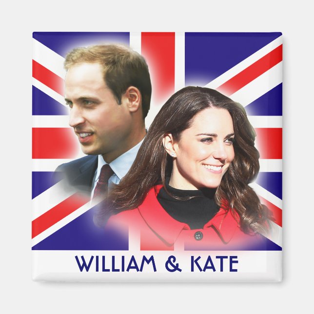 Prince William & Kate Middleton Magnet (Devant)