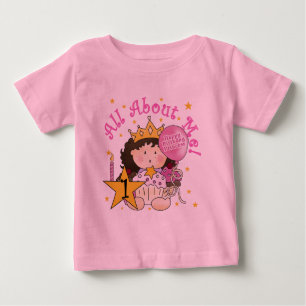 Princess All About Me 1st Birthday Tshirts