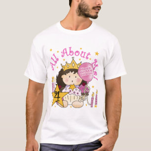 Princess All About Me 4th Birthday Tshirts