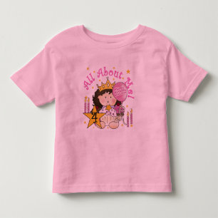 Princess All About Me 4th Birthday Tshirts