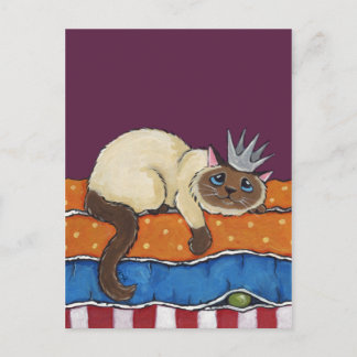 Princess Cat et la carte postale Pea Art