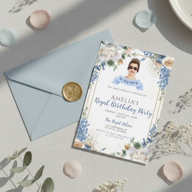 Princess Diaries 30th Birthday milenial Invitation (Créateur téléchargé)