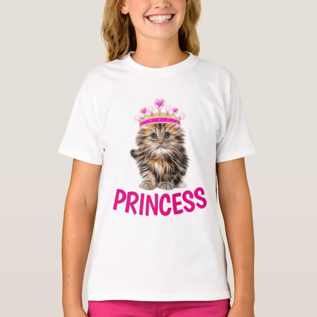 PRINCESS Girls Chat T-Shirts (Devant)