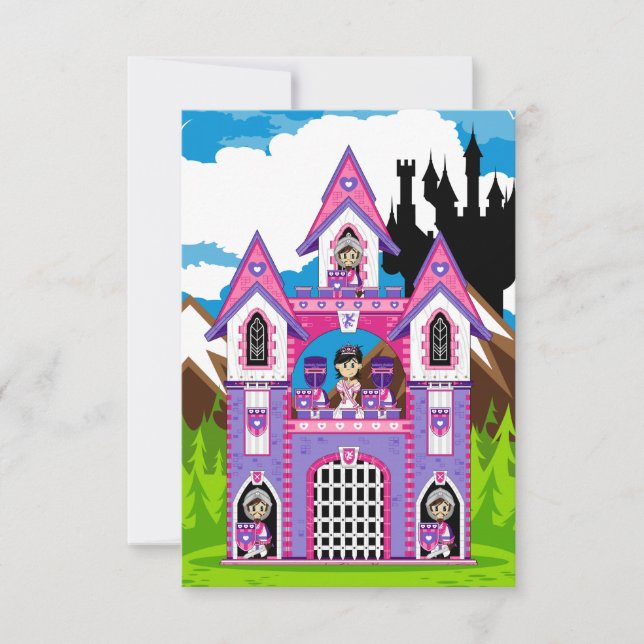 Princess & Heart Knights Scene du château carte RS (Devant)