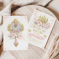 PRINCESS Invitation d'anniversaire 1er anniversair