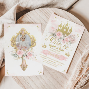 PRINCESS Invitation d'anniversaire 1er anniversair