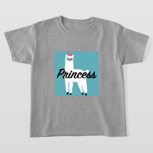 Princess Lama Design - T-shirt de base pour filles