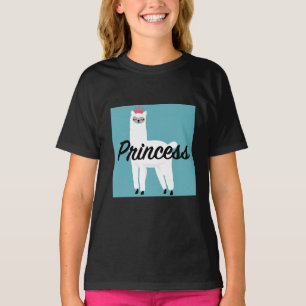 Princess Lama Design - T-shirt de base pour filles