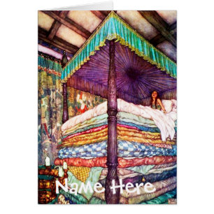 Princess & The Pea Card & Enveloppe