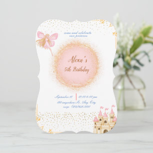 Princesse À Prink Invitation Anniversaire