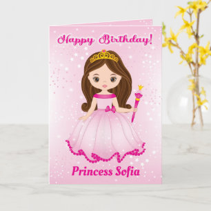 Princesse Bonne Carte d'anniversaire Ajouter un