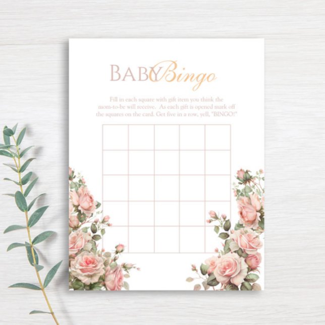 Princesse Carriage Roses Vintages Bingo bébé (Créateur téléchargé)