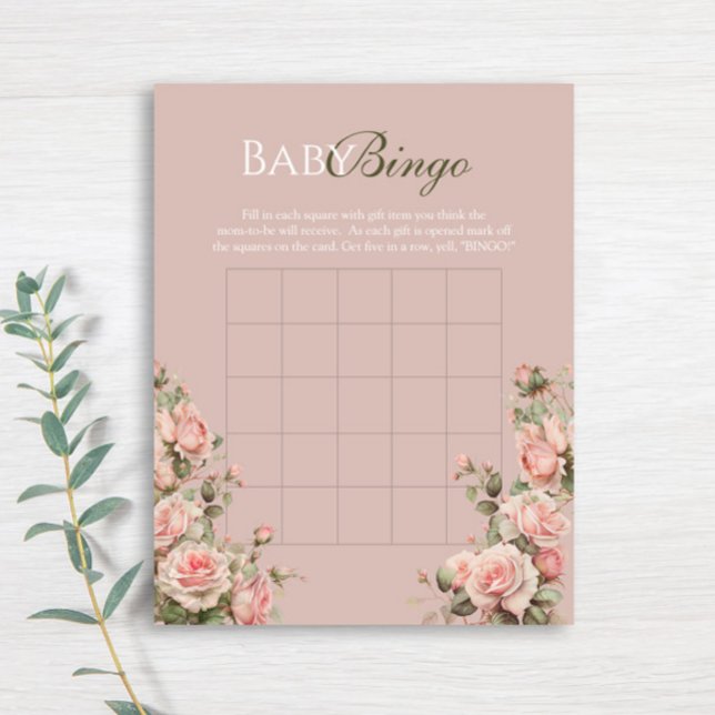 Princesse Carriage Roses Vintages Bingo bébé (Créateur téléchargé)