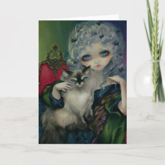 "Princesse carte de voeux avec de Ragdoll d'un