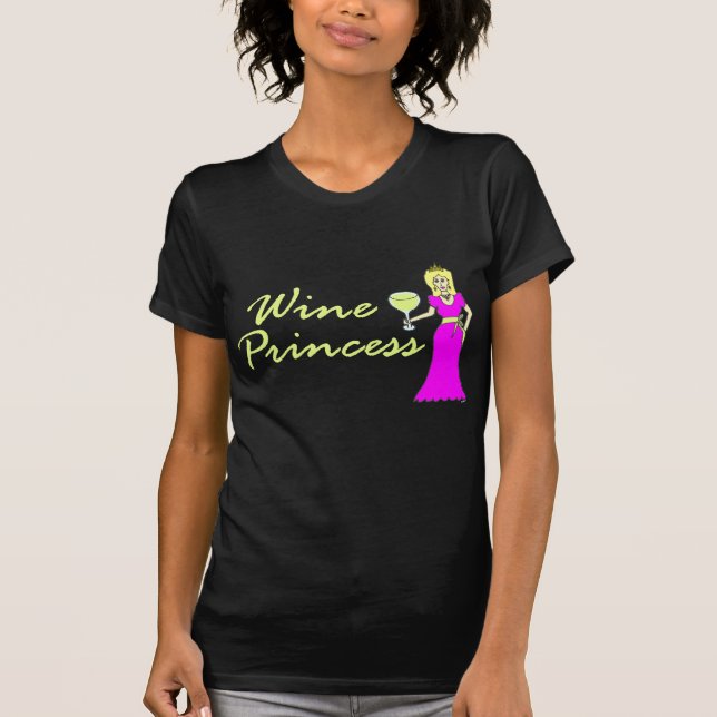 Princesse Dark T-Shirt de vin (Devant)