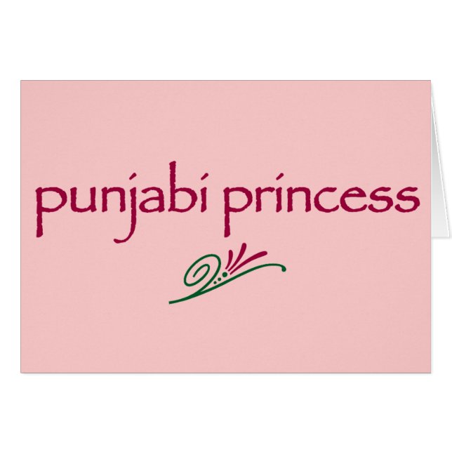 Princesse de Punjabi (Devant horizontal)