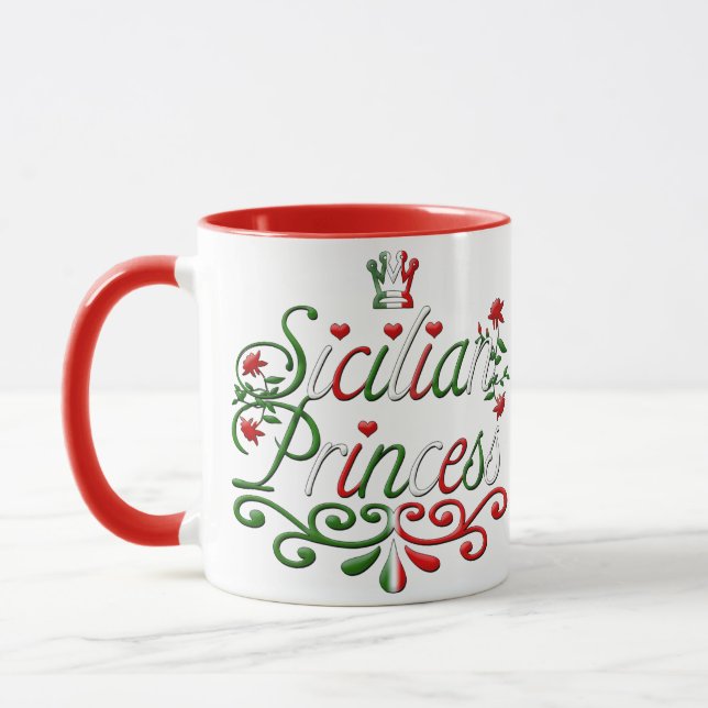 Princesse de Sicile Mug (Gauche)