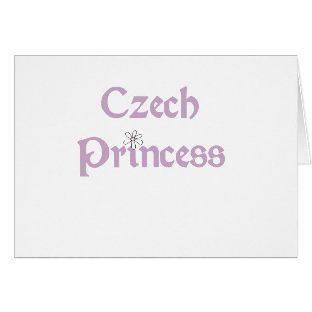 Princesse de Tchèque de marguerites (Devant horizontal)