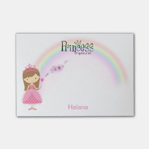 Princesse des notes de post-it nommées énorméme