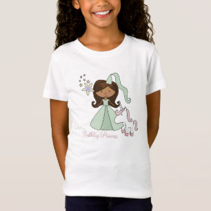 Princesse du T-shirt d'Afro-américain de château