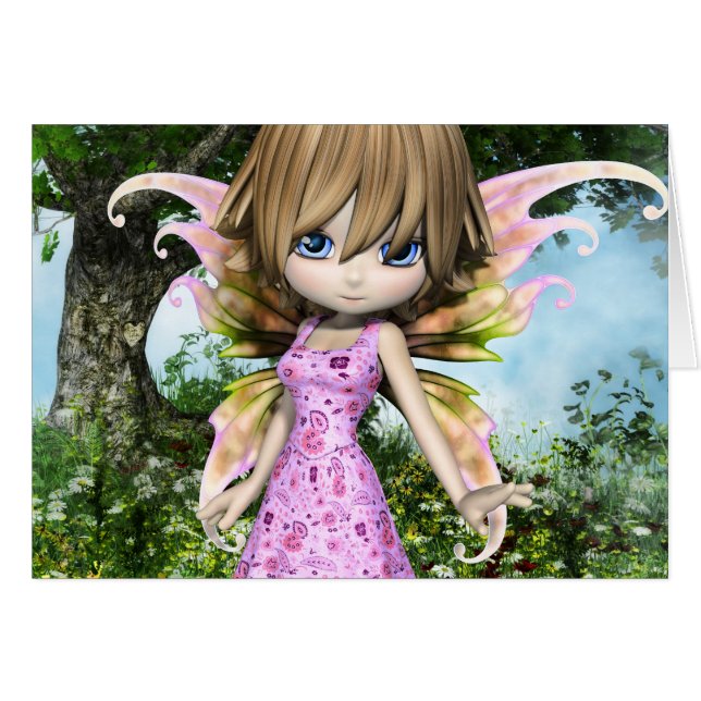 Princesse féerique Card de Lil (Devant horizontal)