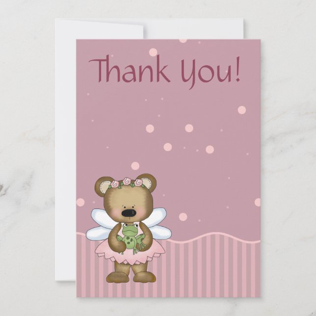 Princesse féerique Merci de rose d'ours de (Devant)