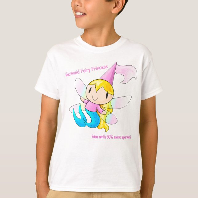 Princesse féerique T-shirt de sirène (Devant)