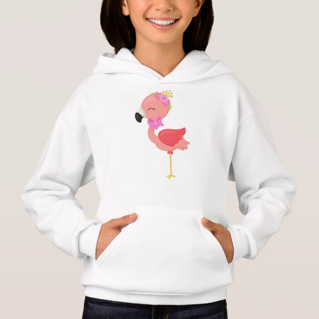 Princesse Flamant rose, Fleurs, Mignonne Flamant r (Devant)