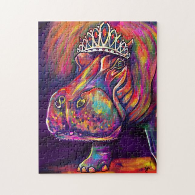 Princesse Hippo, 11x14 - 252 Piece Art Puzzle (Vertical)