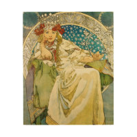 Princesse Hyacinth Art Nouveau d'Alphonse Mucha