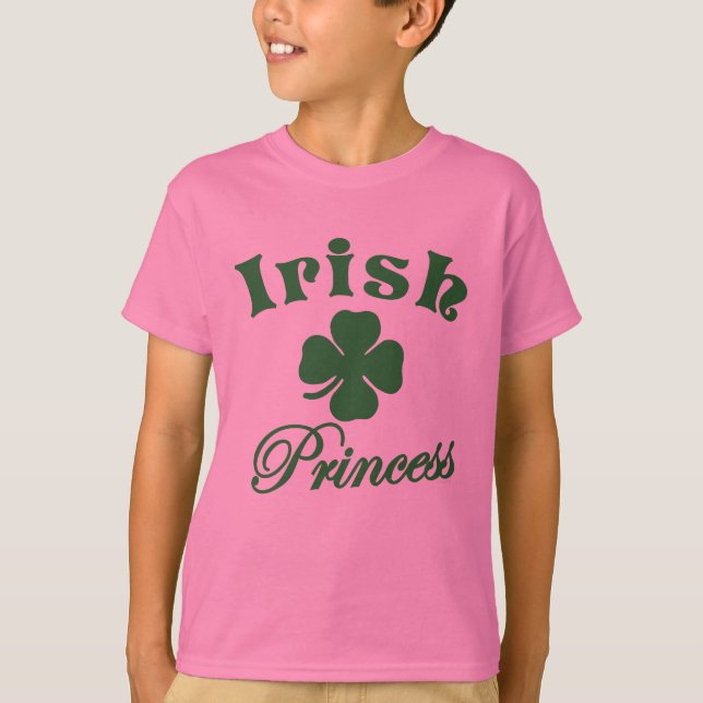 Princesse irlandaise T-Shirt du jour de St Patrick (Devant)