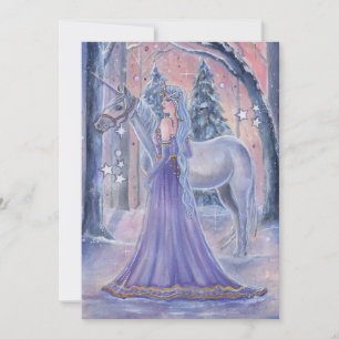 Princesse Lumi avec l'art de licorne par Renee Lav