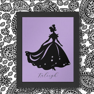 Princesse Magique Sillouette Impression personnali