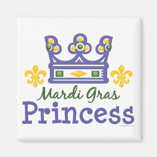 Princesse Magnet de mardi gras
