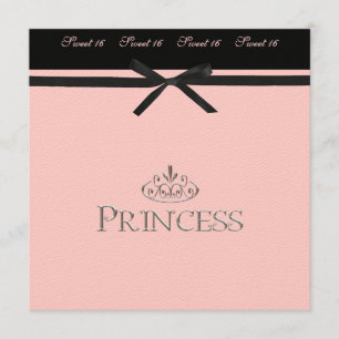 Princesse Party Invitation Sweet 16