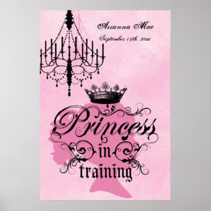 Princesse personnalisée en formation Poster