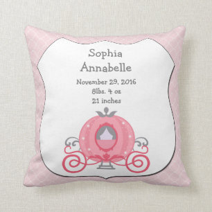 Princesse personnalisée Porte bébé Coussin fille