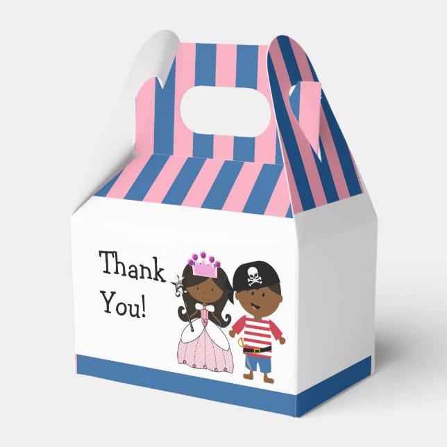 Princesse & Pirate Ballotins de fête d'anniversair (Verso)