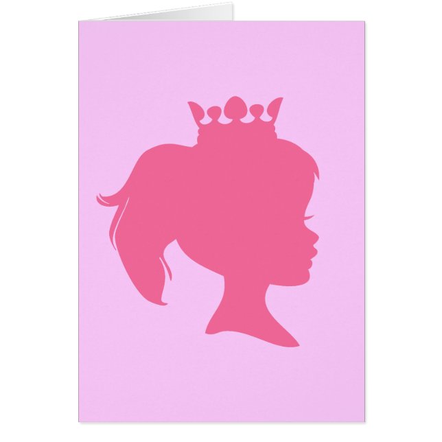 Princesse rose T-shirts et cadeaux de silhouette (Devant)