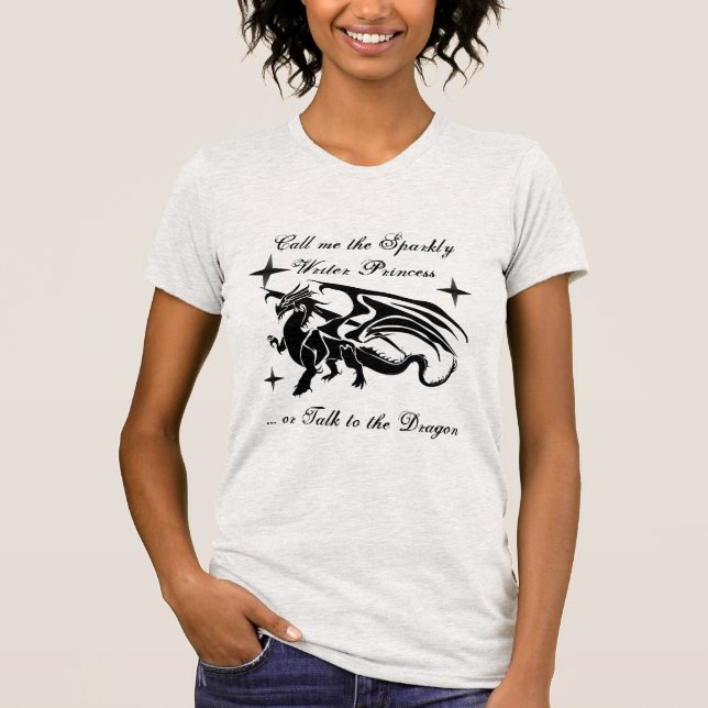 Princesse scintillante T-Shirt d'auteur (Devant)