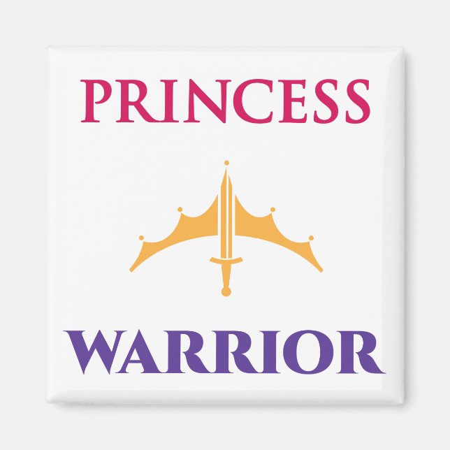 Princesse Warrior Magnet (Devant)